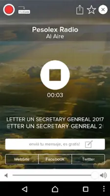 Pesolex Radio android App screenshot 1
